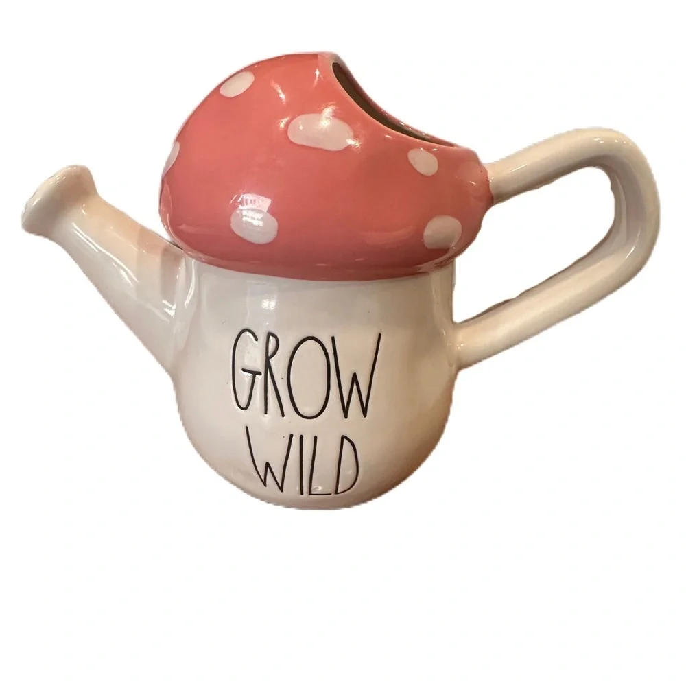 Rae Dunn Ceramic Mushroom Watering Can‎ 